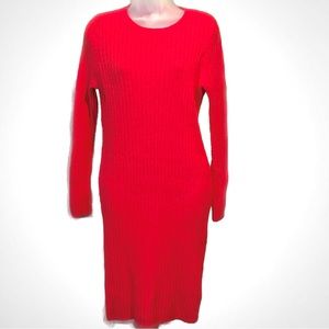 GAP Red Sweater Dress, Size M